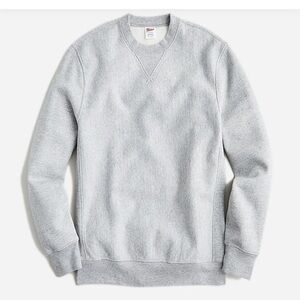 J. Crew Heritage 14 oz Crewneck Sweatshirt Gray Size Small